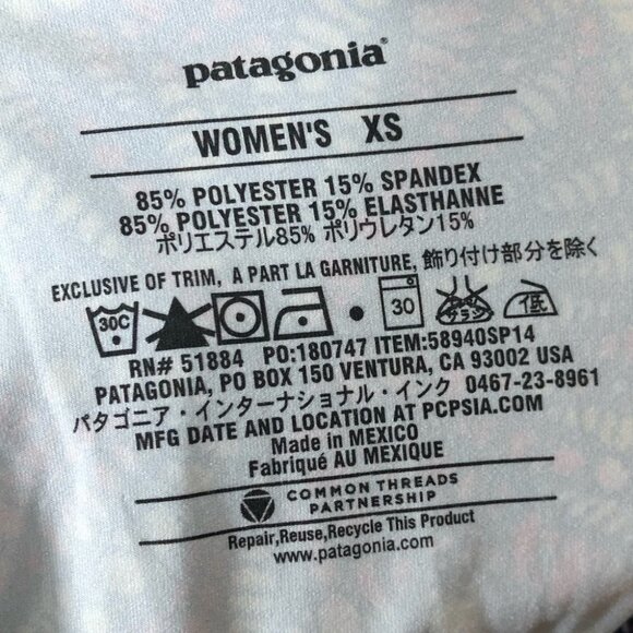 Patagonia  Minette Floral Geometric Dress in Blue, Yellow, & Pink Size XS - Picture 6 of 8